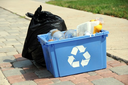 Waste management truck in Waterloo